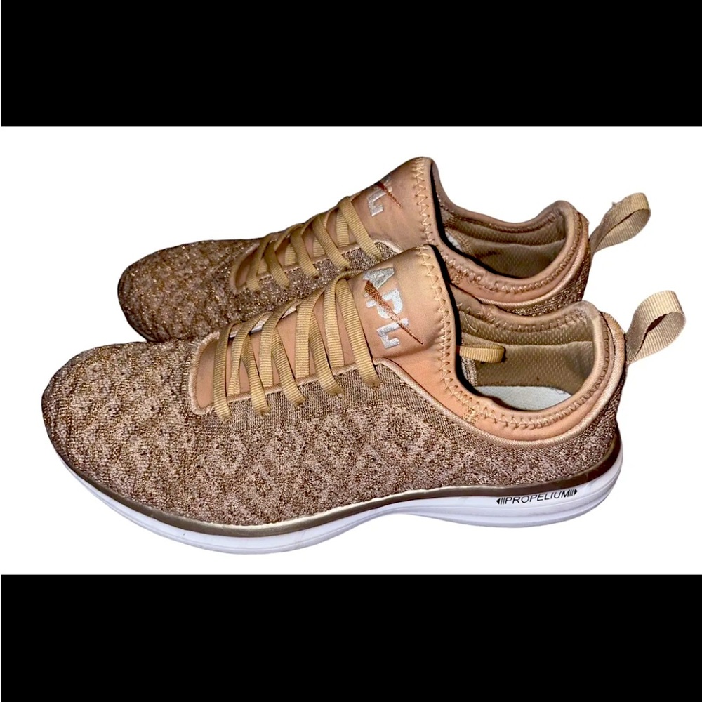 APL rose gold sparkle original lululemon shoes